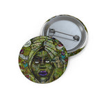 "Badu" Pin Button